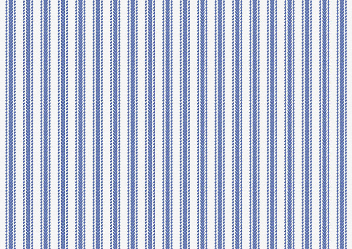 Lace Stripes, Soft Blue - Roman Blind - Image 7